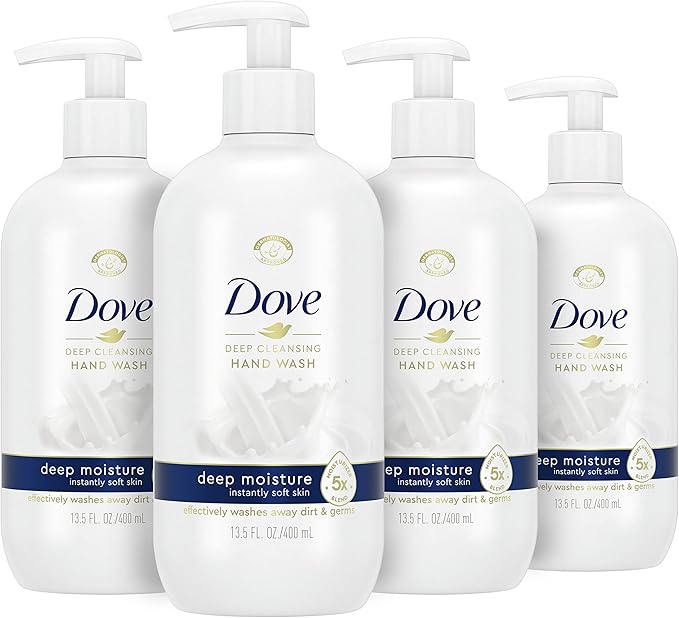 دوف غسول اليدين من دوف ديب مويستر لتنظيف وأنعم اليدين الذي يزيل الأوساخ 13.5 أونصة 4 عد - Image 2